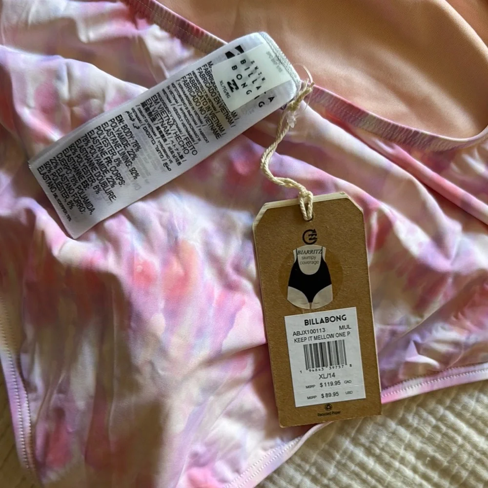 Billabong women’s one piece keep it mellow swimsuit - Picture 3 of 6